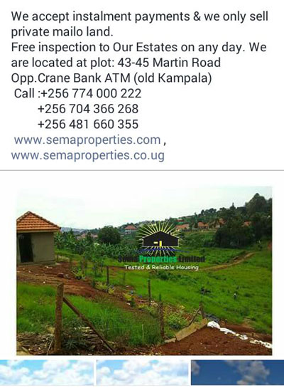 Sema Properties: Land For Sale